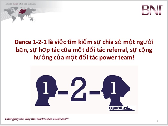 7 Cách Để Tối Đa Hiệu Quả Dance 1:2:1 - BNI