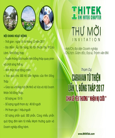 CÔNG BỐ CHƯƠNG TRÌNH CARAVAN TỪ THIỆN HITEK