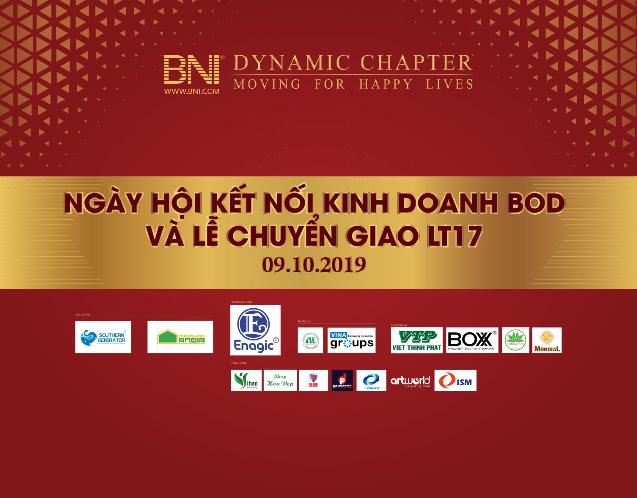 NGÀY HỘI KẾT NỐI KINH DOANH BOD VÀ CHUYỂN GIAO LT BNI DYNAMIC CHAPTER