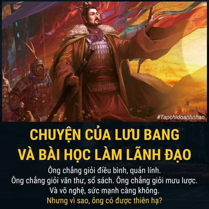 LƯU BANG LÀM LÃNH ĐẠO TÀI TÌNH NHƯ NÀO?